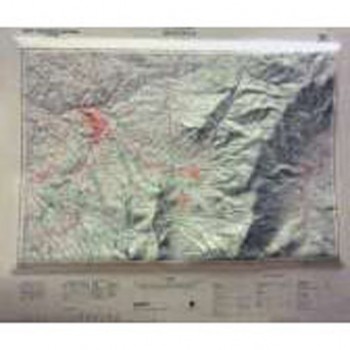 Mapa Segovia relieve 1:50.000